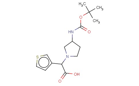 (3-N-BOC-AMINO-PYRROLIDIN-1-YL)-THIOPHEN-3-YL-ACETIC ACID